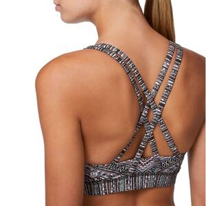 Lululemon Energy Bra Tribal Pace Abstract Print Multicolor Size 4